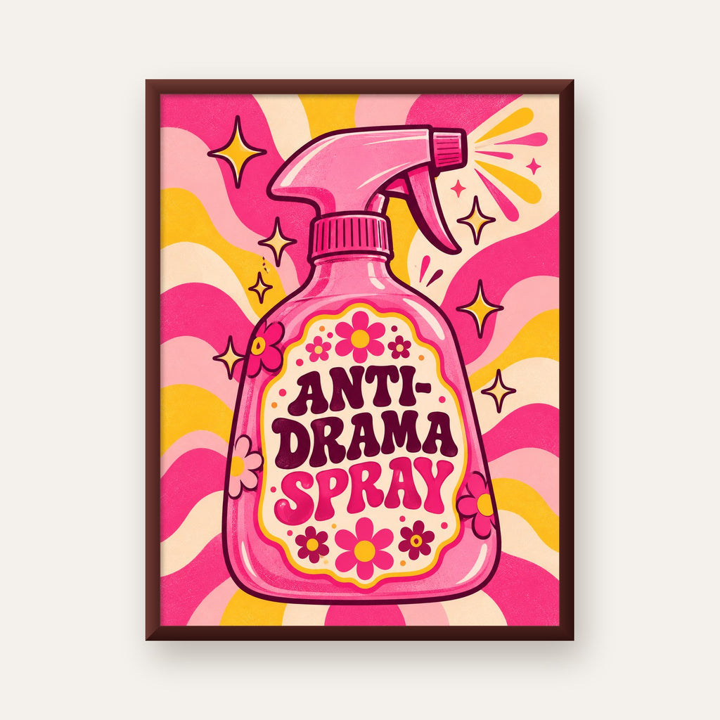 Anti-Drama Spray — ceviz çerçeveli