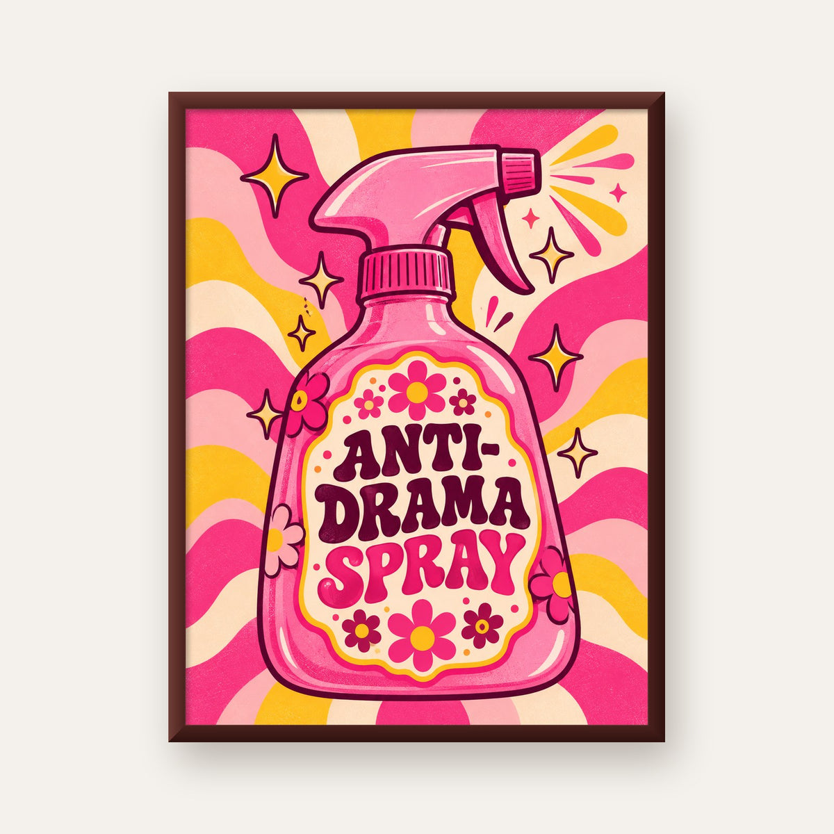 Anti-Drama Spray — ceviz çerçeveli