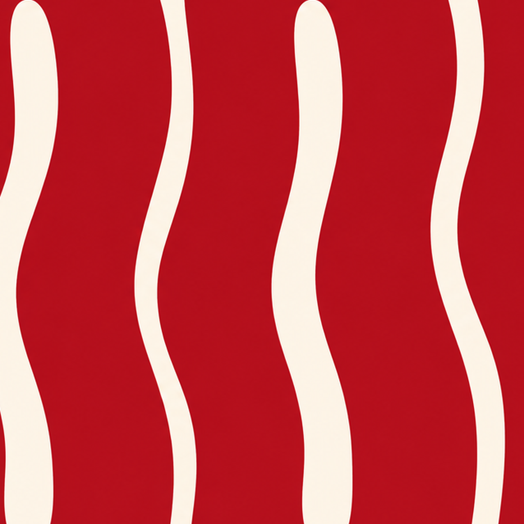 Kırmızı Dalgalı COOL Tipografi Poster – Modern Minimal Duvar Dekoru — baskının yakın çekimi, kâğıt dokusu ve renk detayı