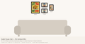 Galeri Duvarı Seti — 4'lü Serbest Mini — ölçekli duvar yerleşimi