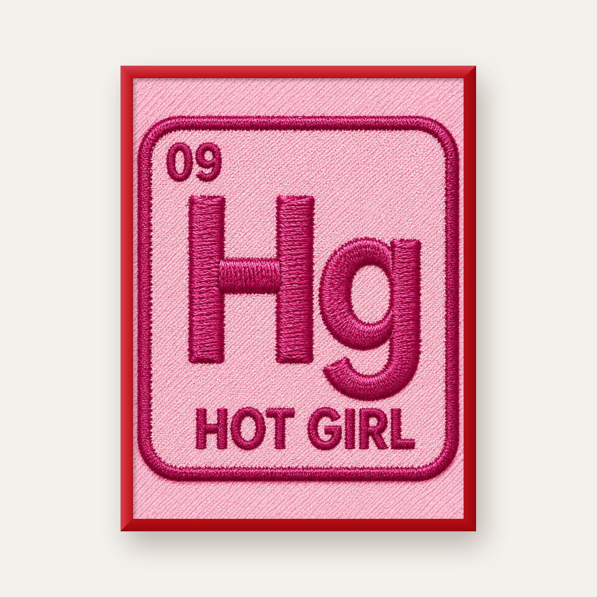 HG — Hot Girl — kırmızı çerçeveli