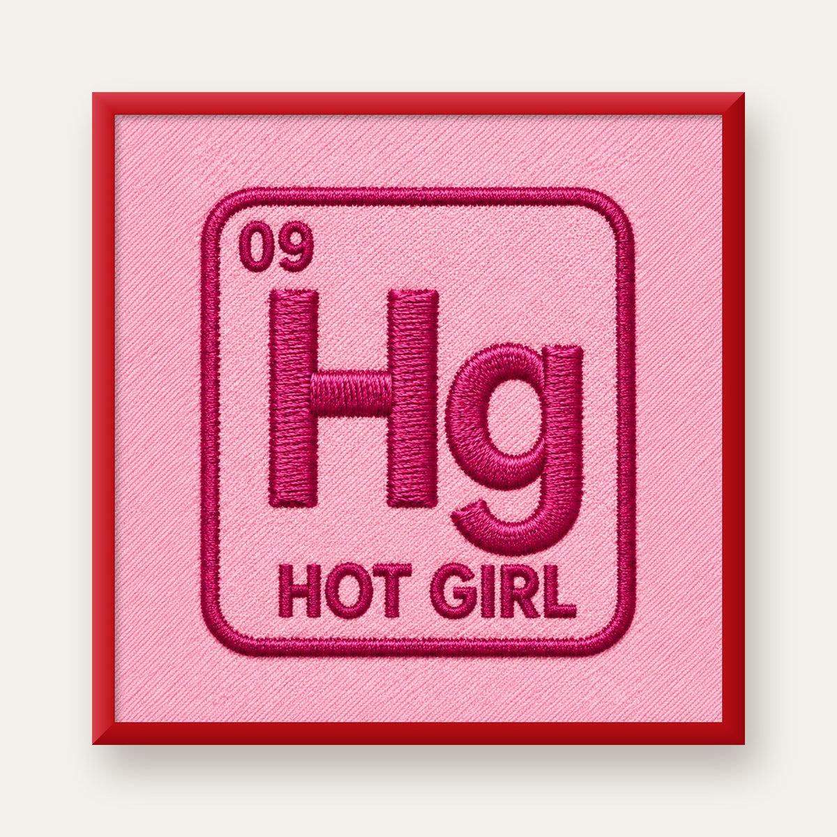HG — Hot Girl — kırmızı çerçeveli