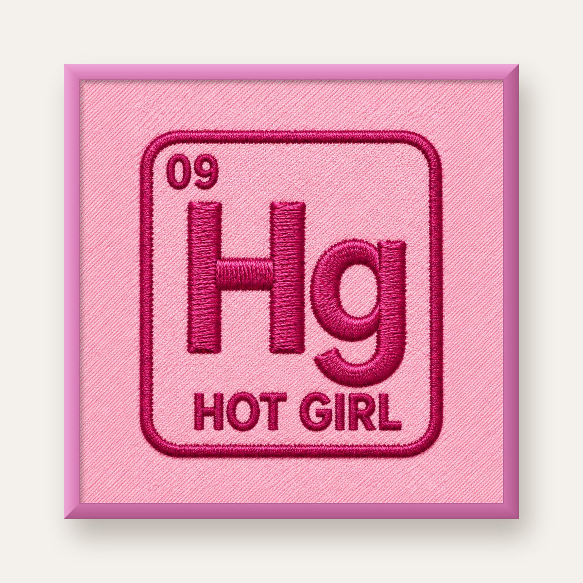HG — Hot Girl — pembe çerçeveli