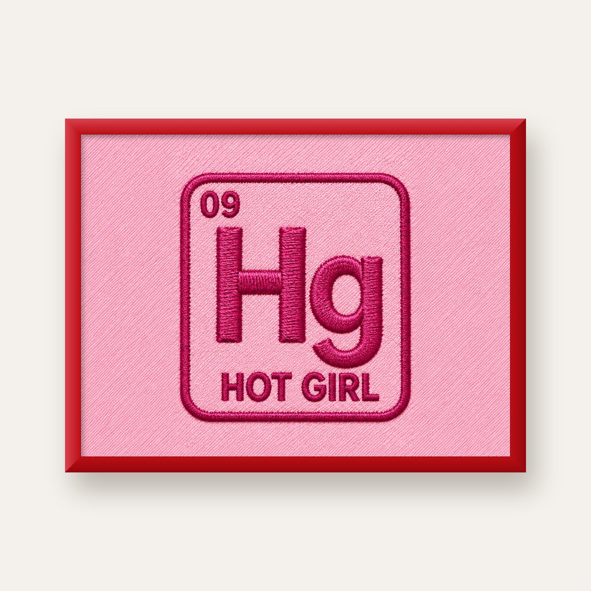 HG — Hot Girl — kırmızı çerçeveli