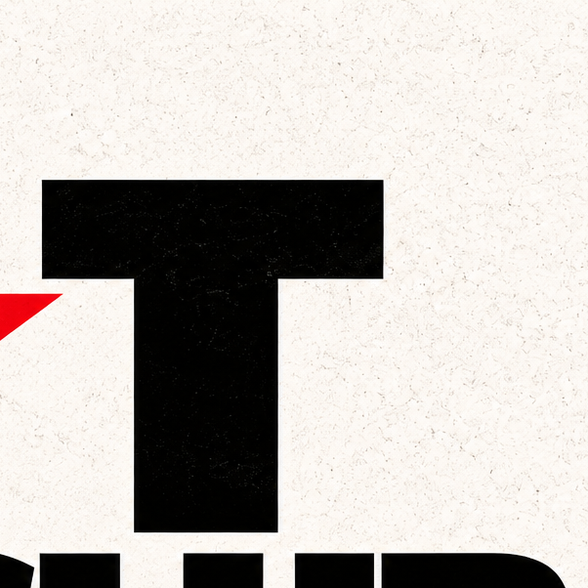 HOT GIRL CLUB Tipografi ve Yıldız Detaylı Poster — baskının yakın çekimi, kâğıt dokusu ve renk detayı