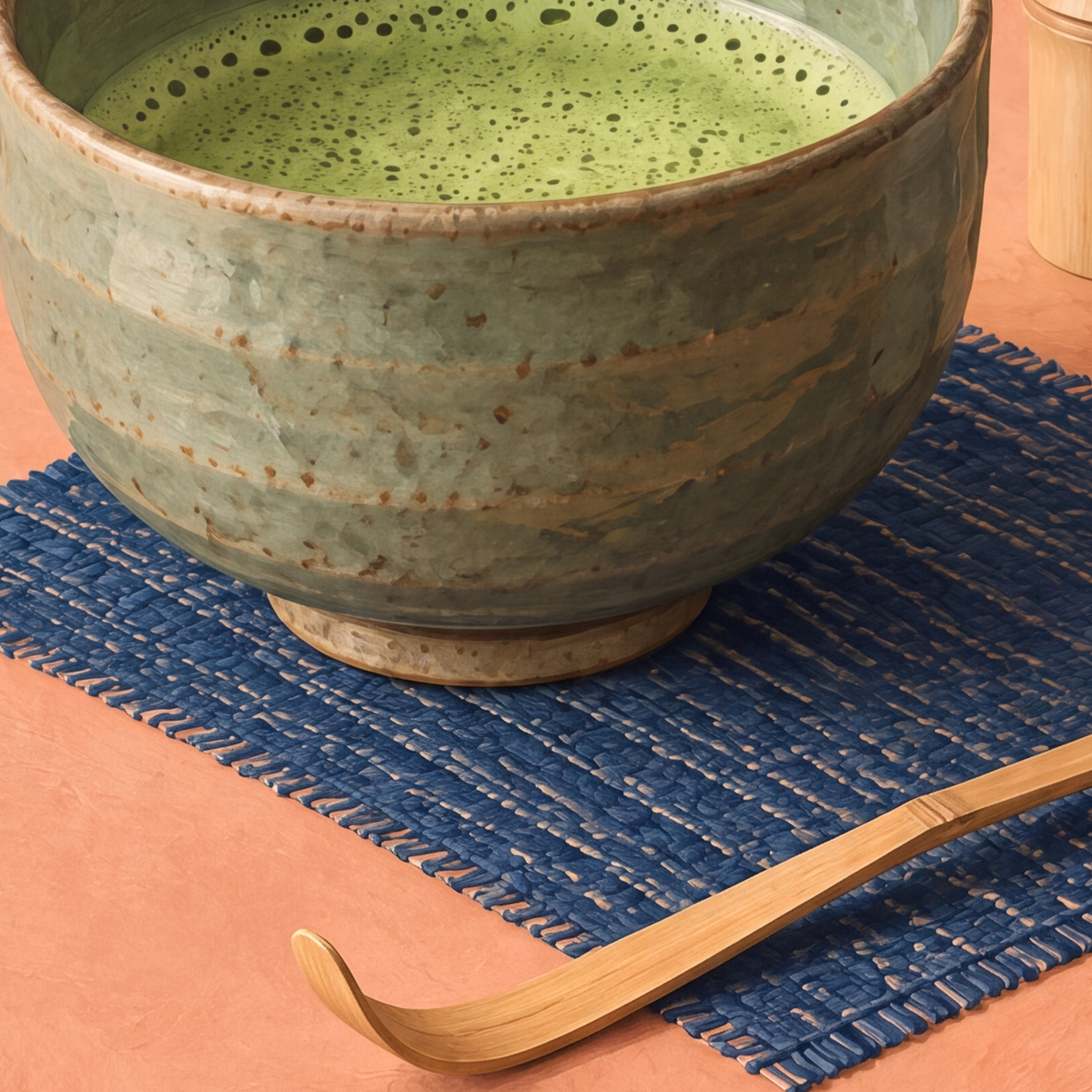 Japon Çay Seremonisi Seti Poster – Minimalist Sanat Baskısı — baskının yakın çekimi, kâğıt dokusu ve renk detayı