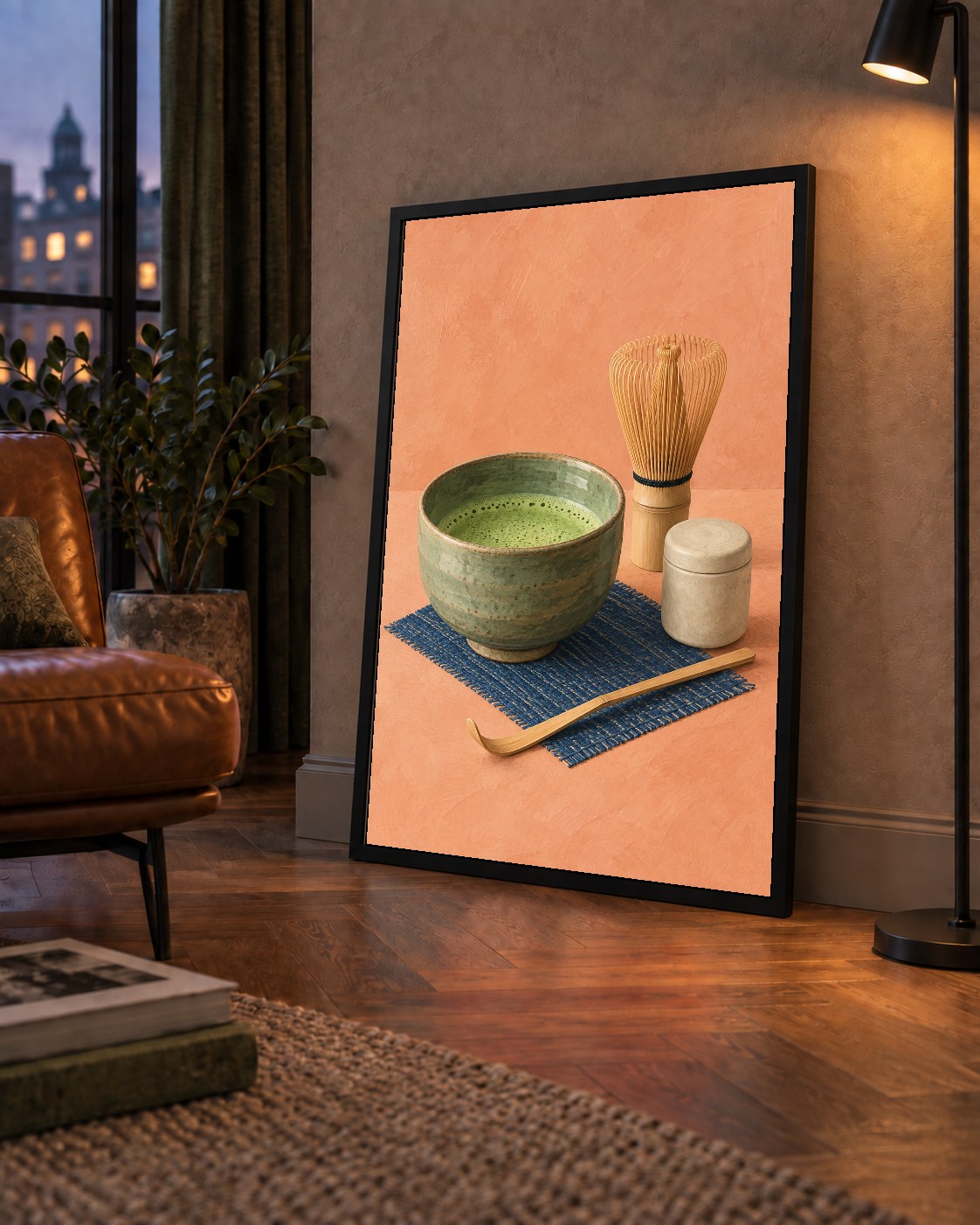 Japon Çay Seremonisi Seti Poster – Minimalist Sanat Baskısı