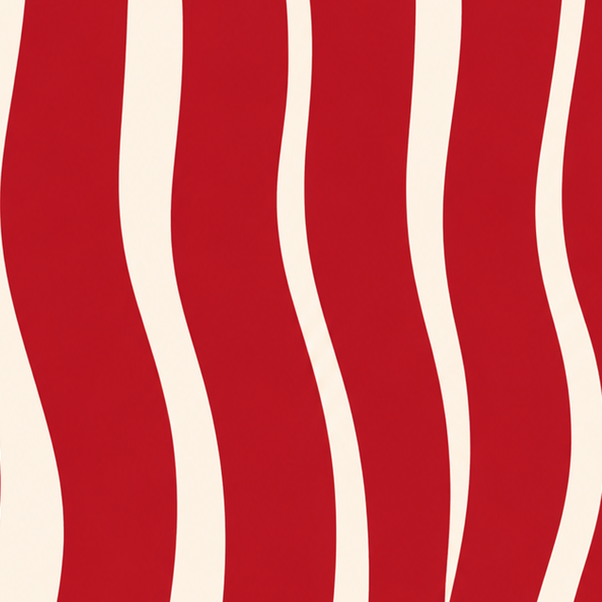 Dalgalı Kırmızı LOVE Yazılı Retro Minimal Poster — baskının yakın çekimi, kâğıt dokusu ve renk detayı