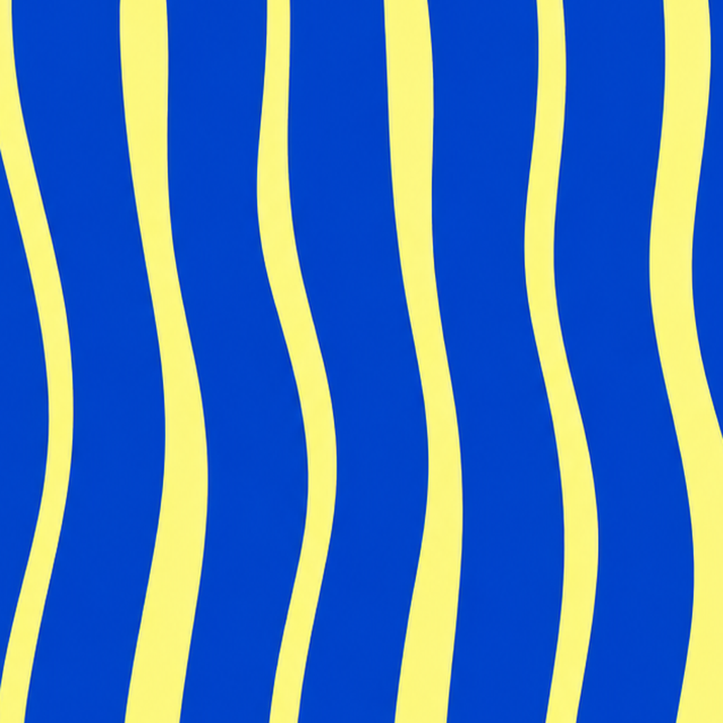 Minimal Dalgalı MOOD Yazılı Renkli Poster Baskı — baskının yakın çekimi, kâğıt dokusu ve renk detayı