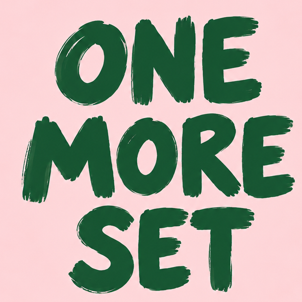ONE MORE SET Motivasyon Tenis Posteri – Modern Duvar Dekoru — baskının yakın çekimi, kâğıt dokusu ve renk detayı