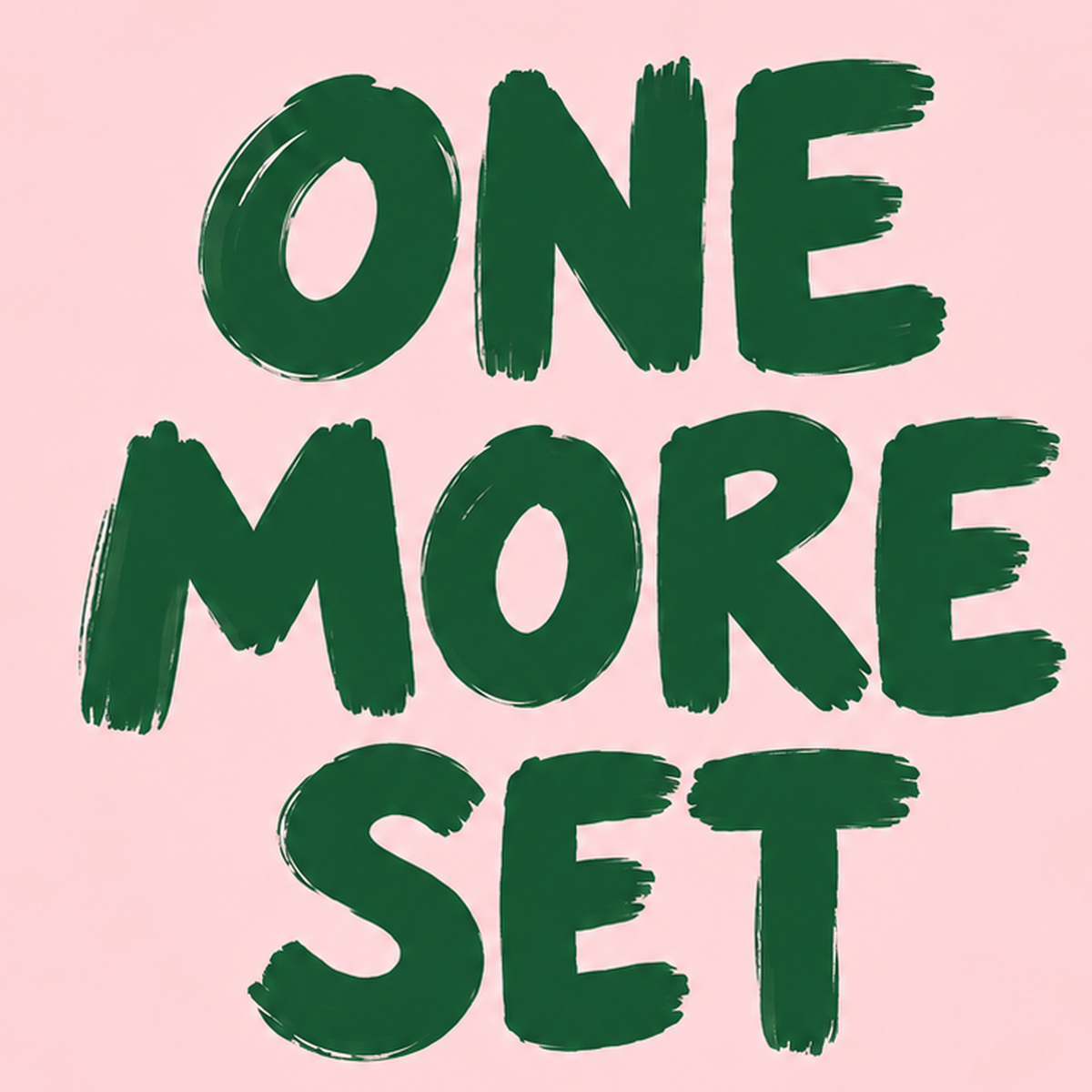 ONE MORE SET Motivasyon Tenis Posteri – Modern Duvar Dekoru — baskının yakın çekimi, kâğıt dokusu ve renk detayı