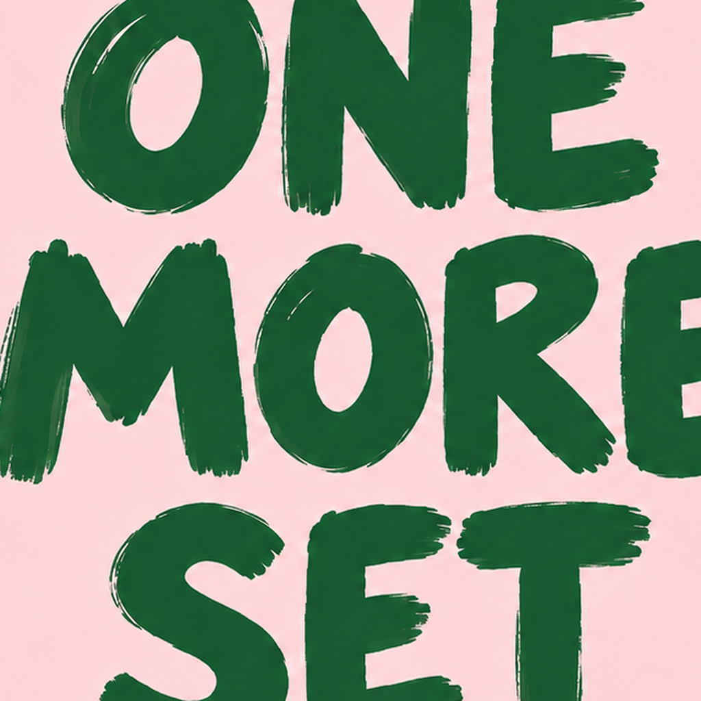 ONE MORE SET Motivasyon Tenis Posteri – Modern Duvar Dekoru — baskının yakın çekimi, kâğıt dokusu ve renk detayı