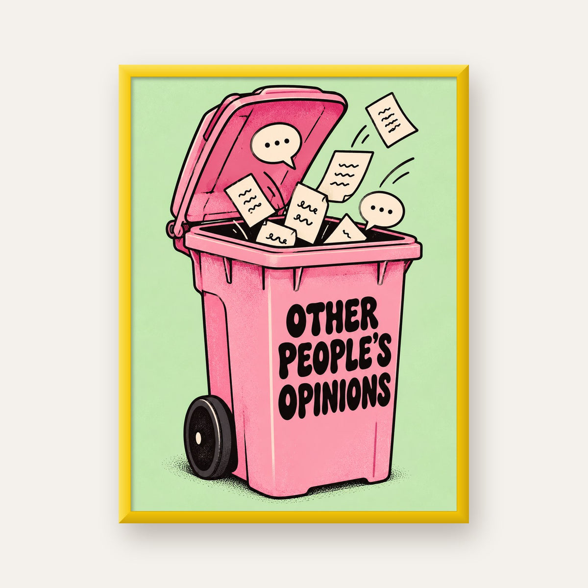 Other People's Opinions — Çöp Kutusu — sarı çerçeveli