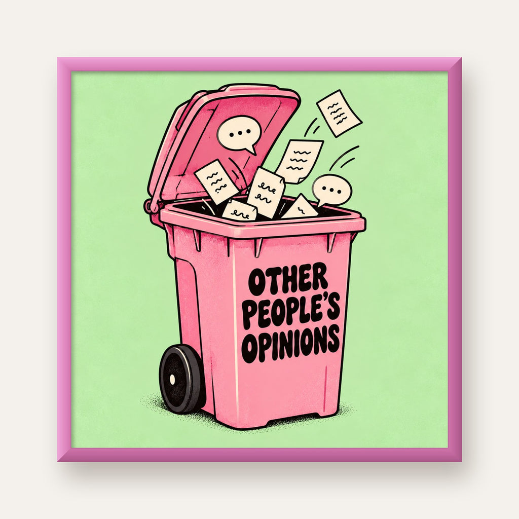 Other People's Opinions — Çöp Kutusu — pembe çerçeveli