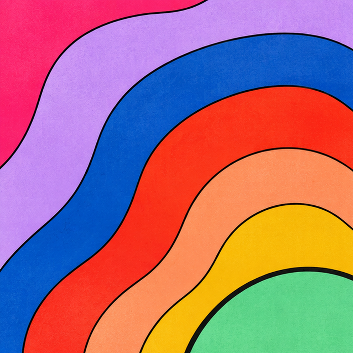 Renkli Uzaylı Portresi Dijital Poster – Modern Pop Art Tasarım — baskının yakın çekimi, kâğıt dokusu ve renk detayı