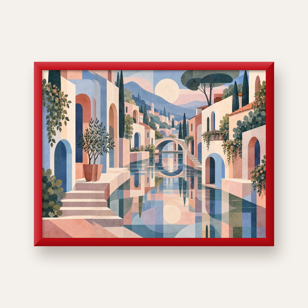 Soft Soyut Kanal Kasabası — kırmızı çerçeveli