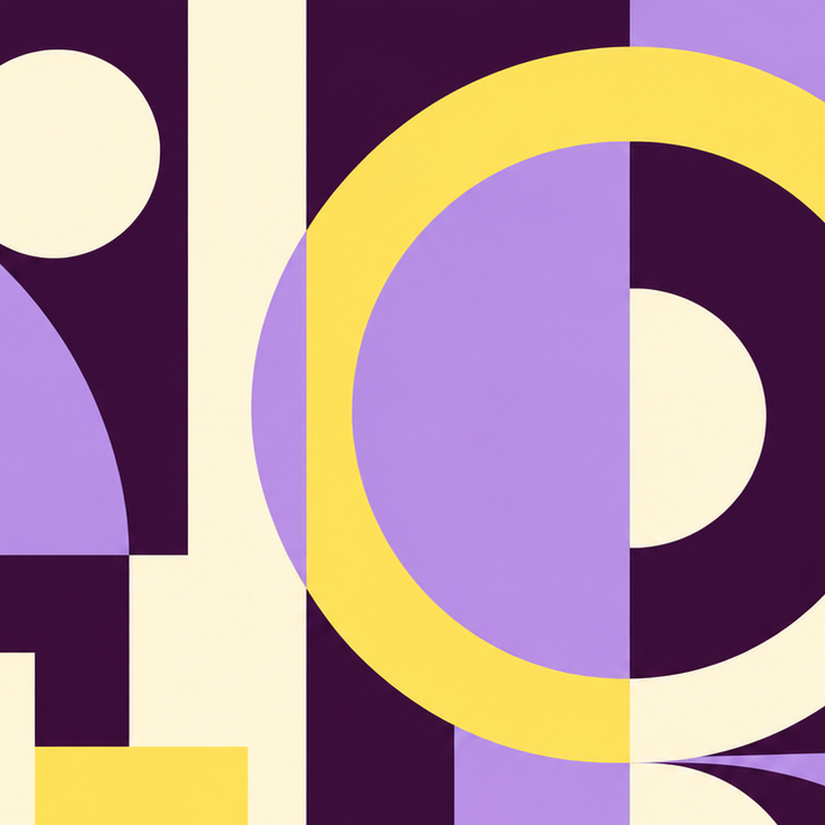 Modern Geometrik Soyut Desen Poster – Minimal Sanat Baskısı — baskının yakın çekimi, kâğıt dokusu ve renk detayı