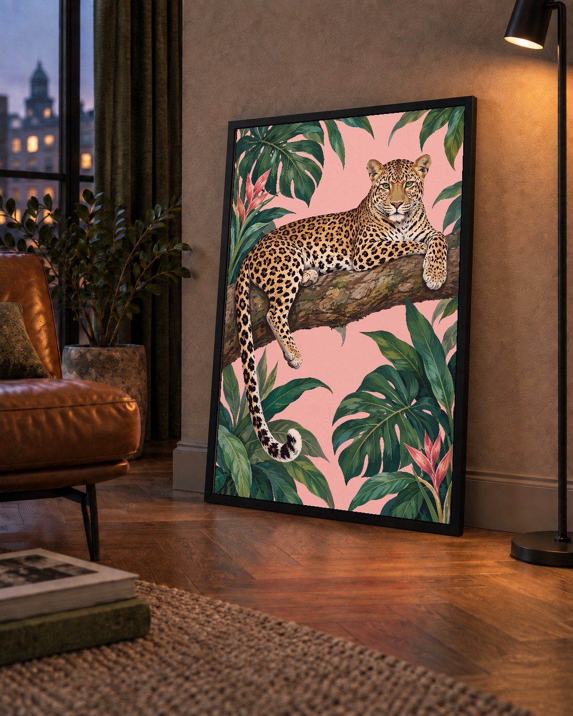 Tropikal Ormanda Jaguar Poster – Detaylı Sanat Baskısı