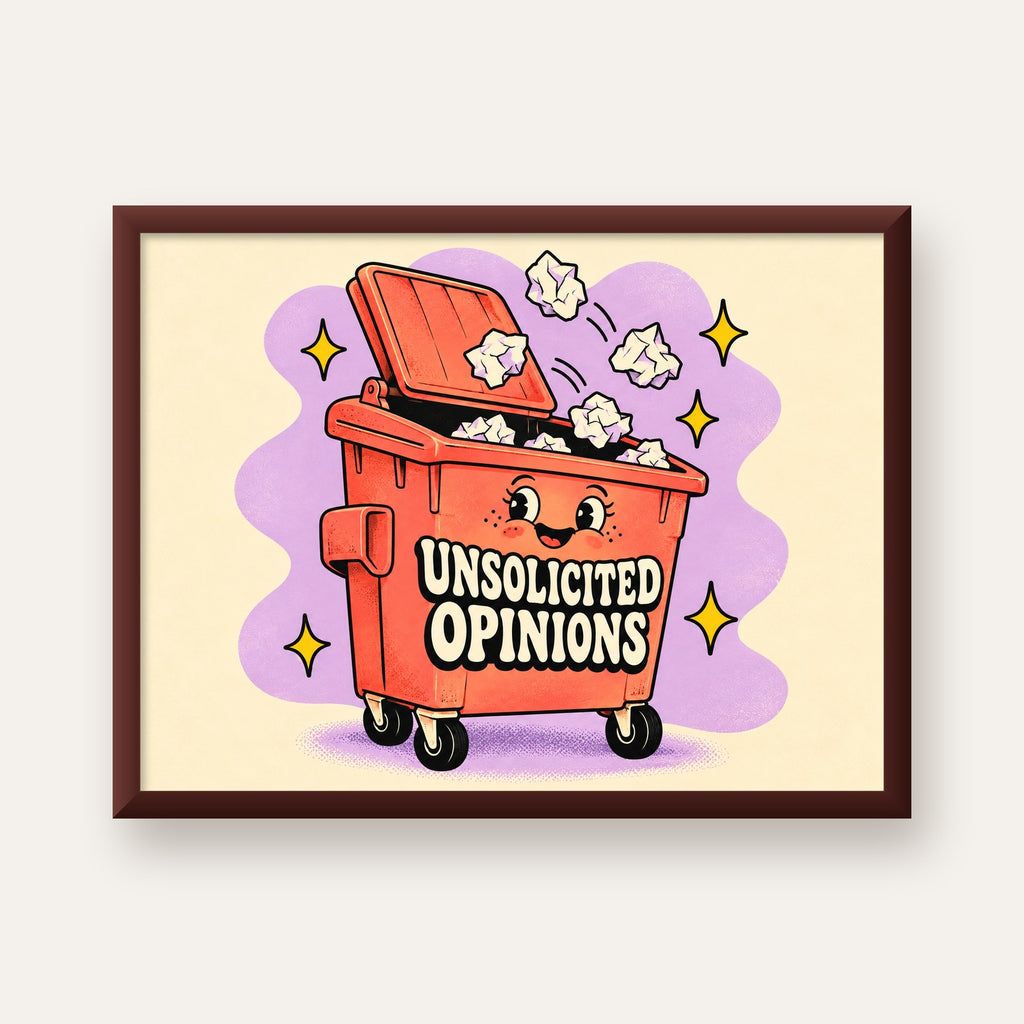 Unsolicited Opinions — Konteyner — ceviz çerçeveli